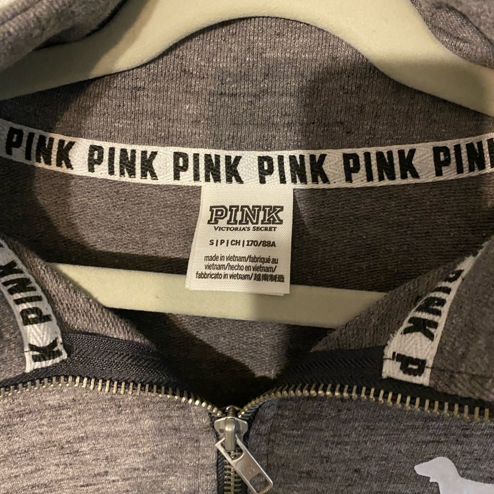 Women’s PINK SZ small 3/4 zip up